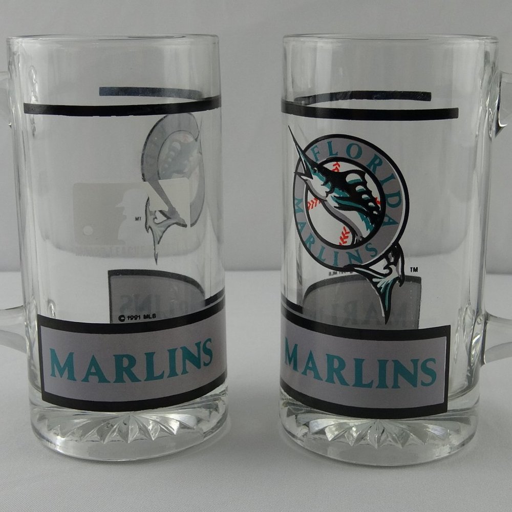 Vintage Florida Marlins Beer Mugs
